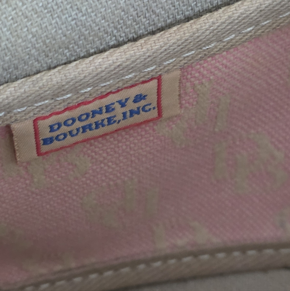 Dooney & Bourke Signature Canvas, Leather Details, Vintage - Picture 14 of 15